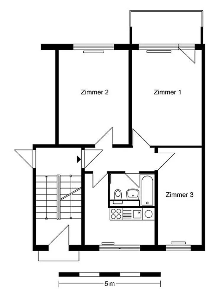 3 Zimmer Wohnung mit 61 m² in Berlin – Bild 5