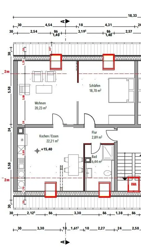 2 Zimmer Wohnung mit 62 m² in Mannheim – Bild 5