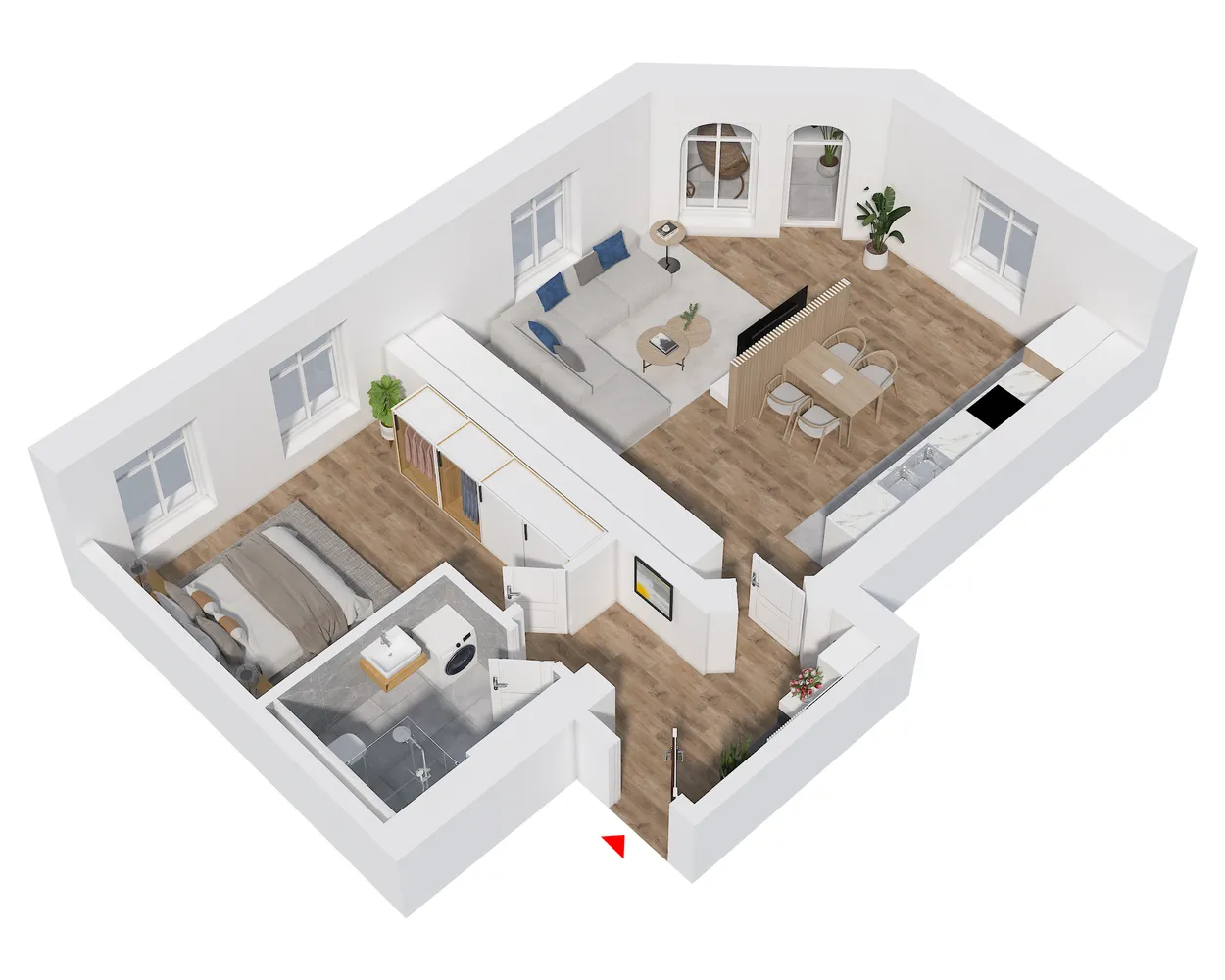 2 Zimmer Wohnung mit 61 m² in Görlitz – Bild 1
