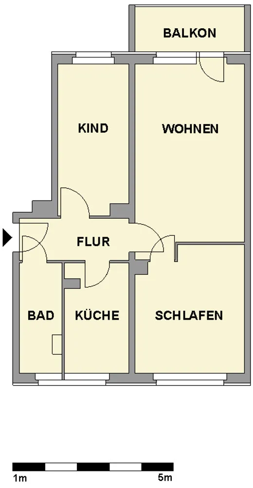 3 room apartment with 60 m² in Chemnitz – Photo 5