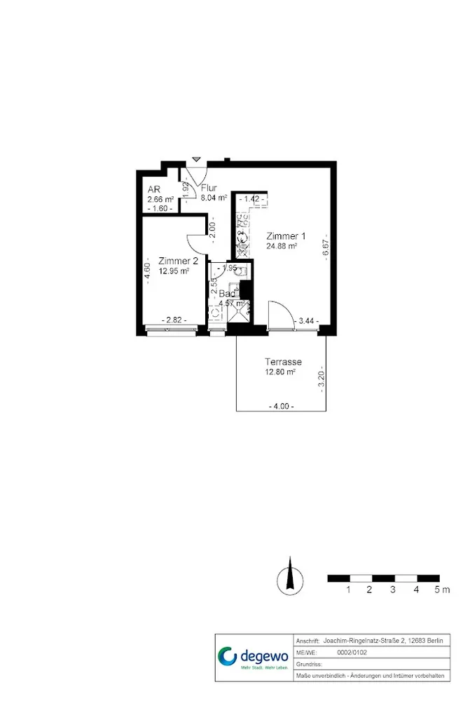2 room apartment with 60 m² in Berlin – Photo 6