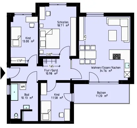 4 Zimmer Wohnung mit 103 m² in Gera – Bild 5