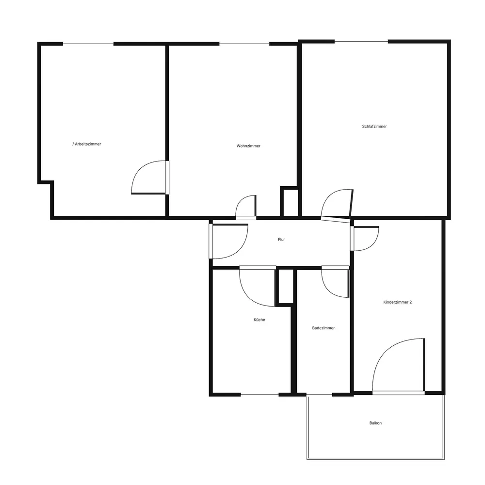 4 room apartment with 77 m² in Frankfurt am Main – Photo 3