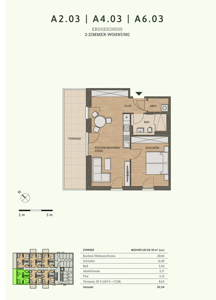 2 Zimmer Wohnung mit 62 m² in Bad Kreuznach – Bild 4
