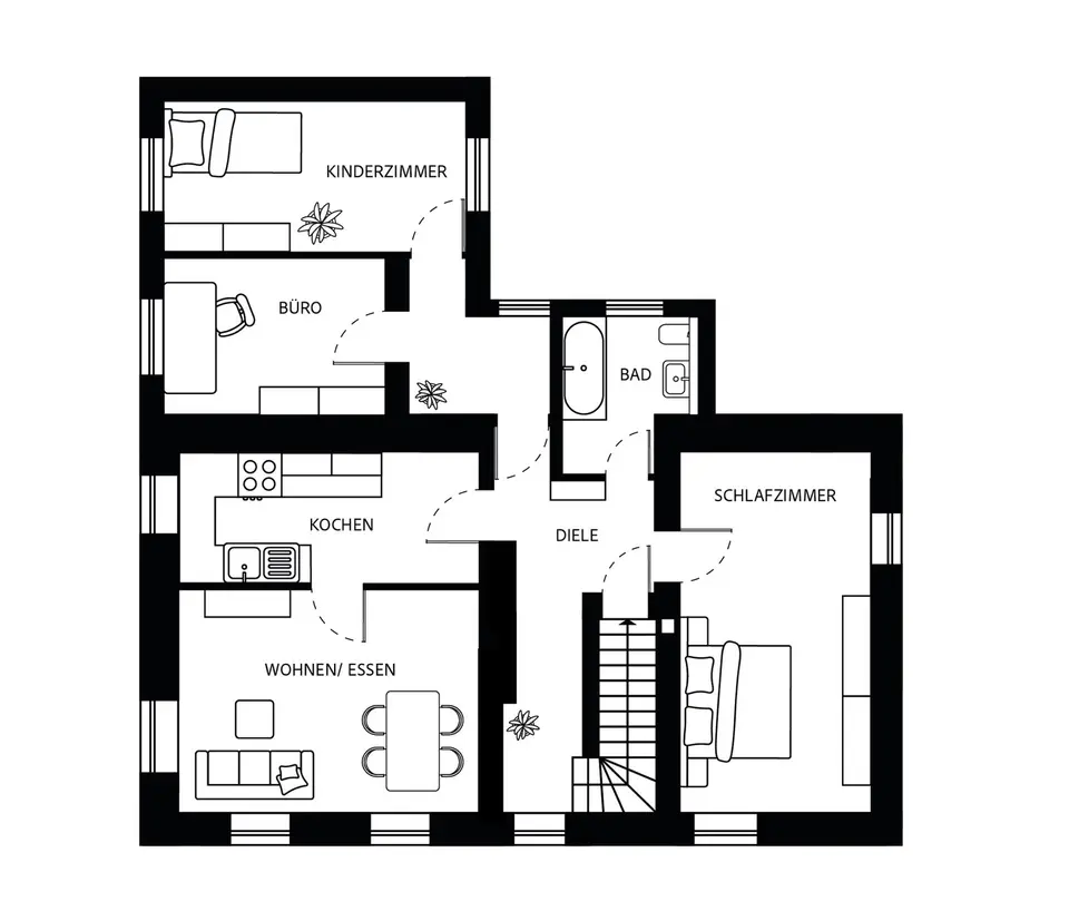 4 Zimmer Wohnung mit 93 m² in Hof – Bild 5