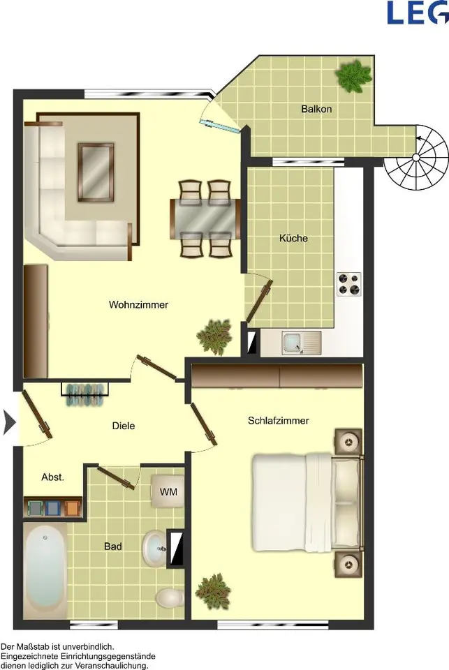 2 Zimmer Wohnung mit 58 m² in Wuppertal – Bild 4