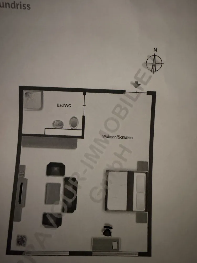 1 Zimmer Wohnung mit 25 m² in Köln – Bild 1