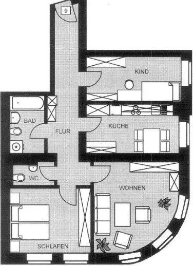 3 Zimmer Wohnung mit 83 m² in Chemnitz – Bild 10