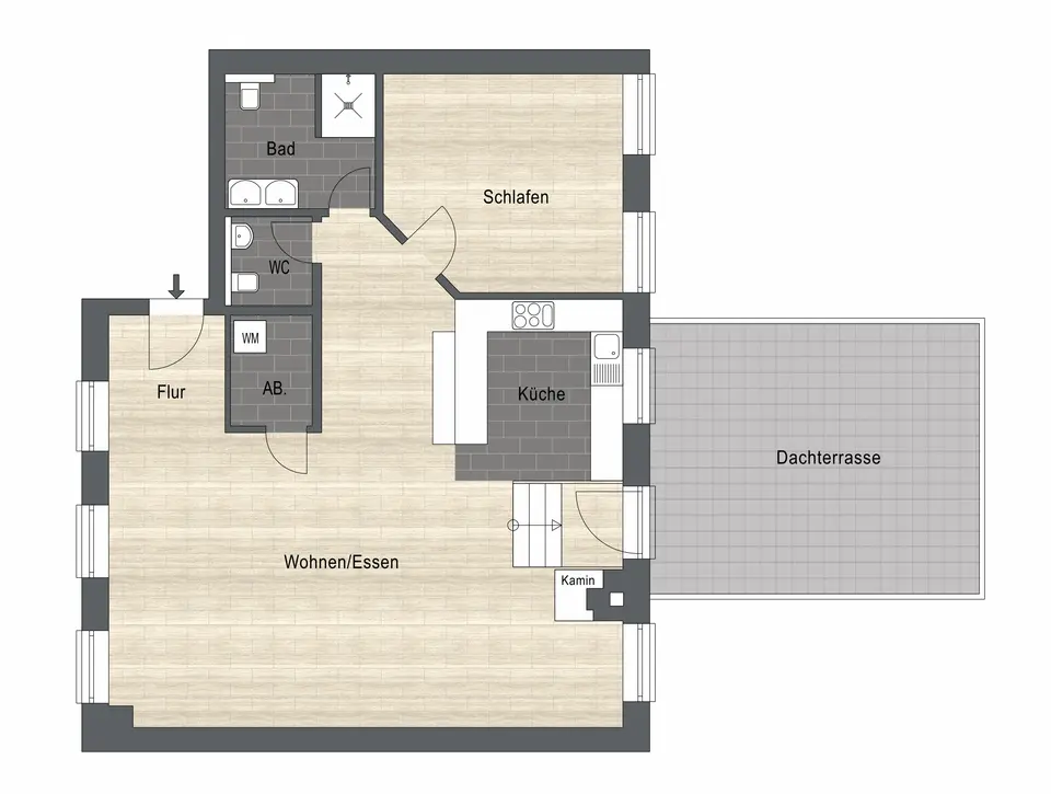 2 Zimmer Wohnung mit 116 m² in Arnsberg – Bild 5