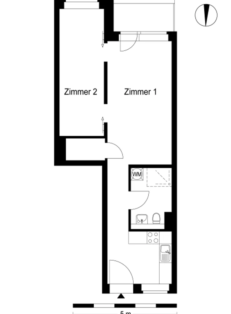 2 Zimmer Wohnung mit 52 m² in Berlin – Bild 2