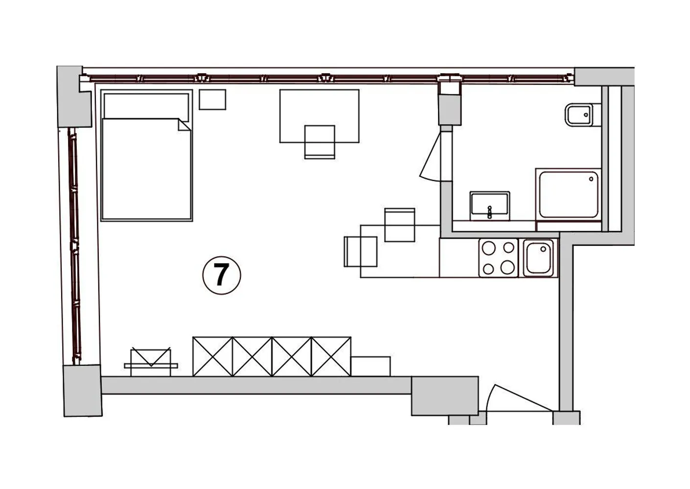 2 Zimmer Wohnung mit 32 m² in Stuttgart – Bild 11
