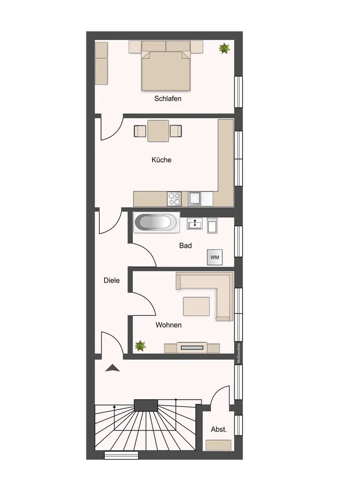 2 Zimmer Wohnung mit 53 m² in Dresden – Bild 8
