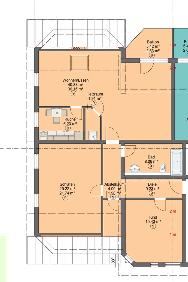 3 Zimmer Wohnung mit 78 m² in Siegburg – Bild 5