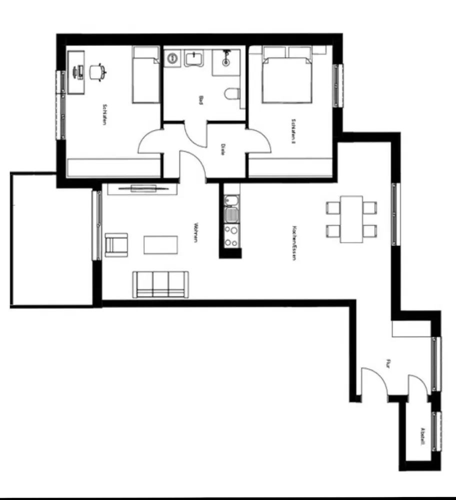 3 Zimmer Wohnung mit 89 m² in Berlin – Bild 9