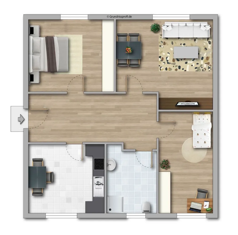 3 Zimmer Wohnung mit 54 m² in Halle (Saale) – Bild 10