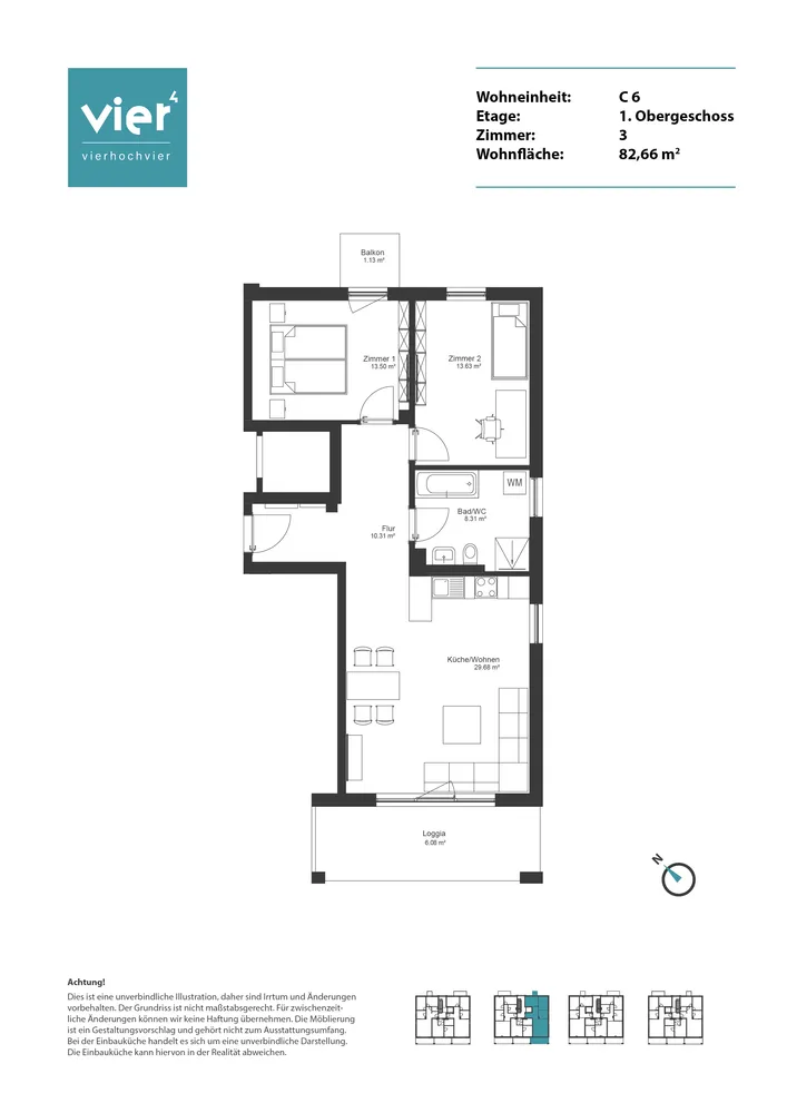 3 Zimmer Wohnung mit 83 m² in Berlin – Bild 8