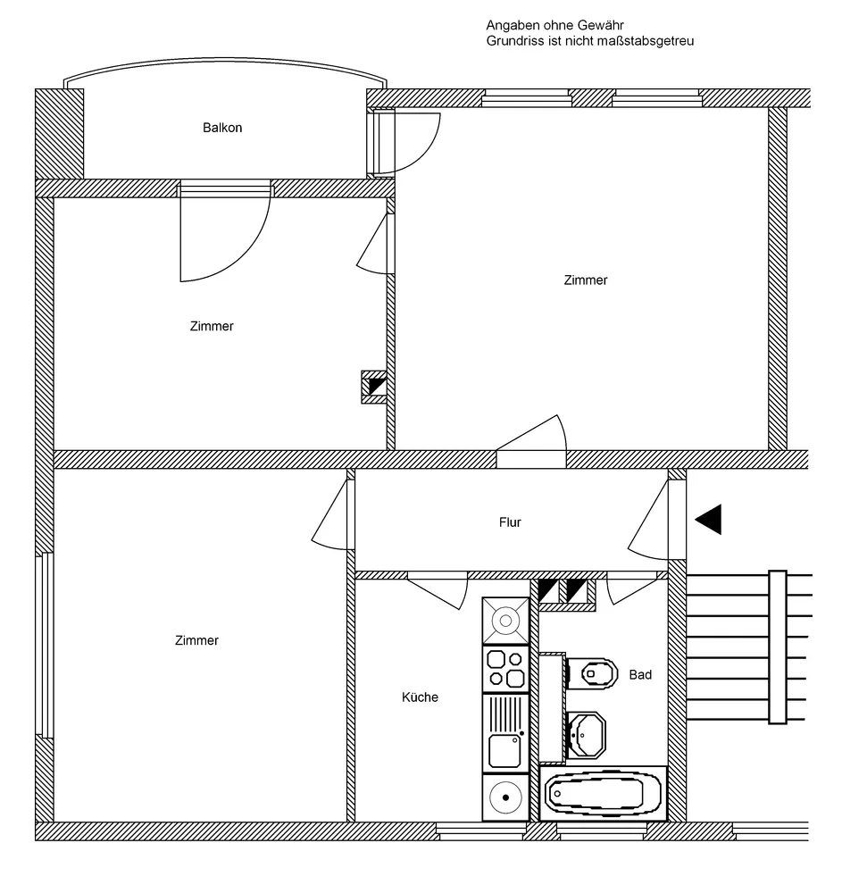 3 Zimmer Wohnung mit 65 m² in Frankfurt am Main – Bild 6