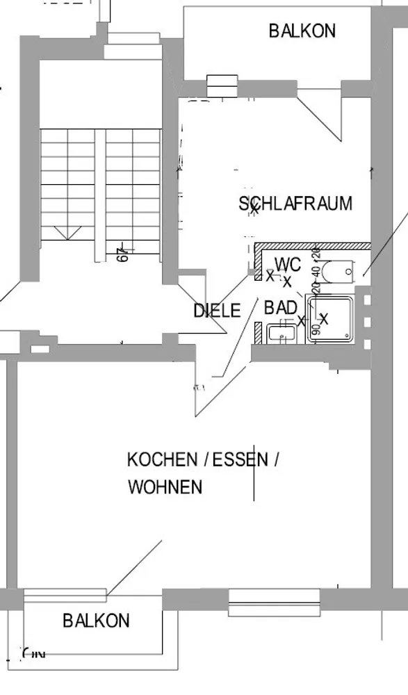 2 Zimmer Wohnung mit 48 m² in Dortmund – Bild 2