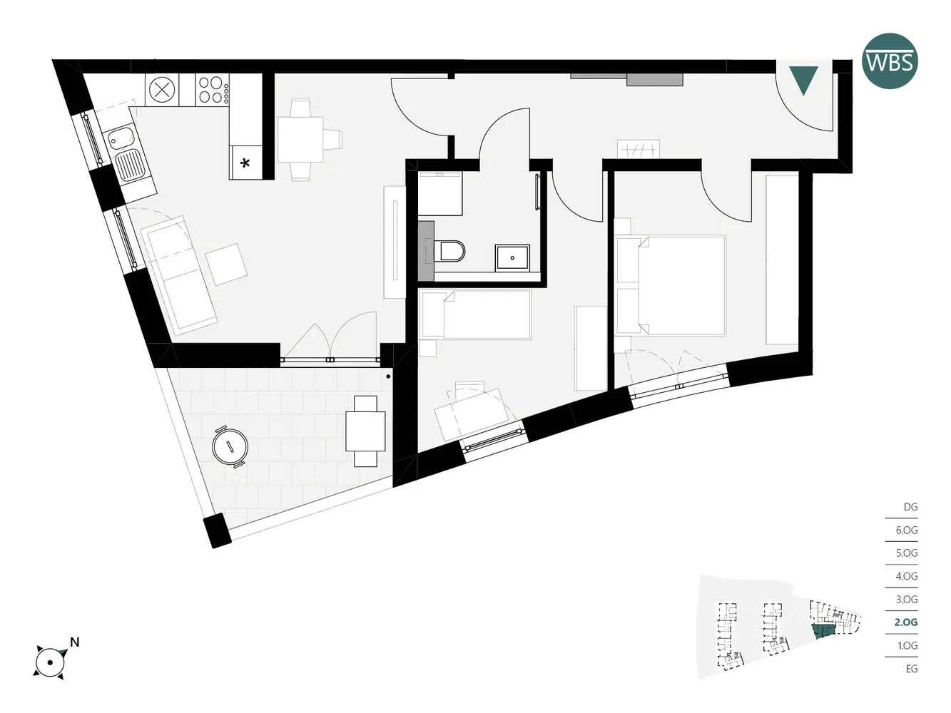 3 Zimmer Wohnung mit 63 m² in Crailsheim – Bild 7