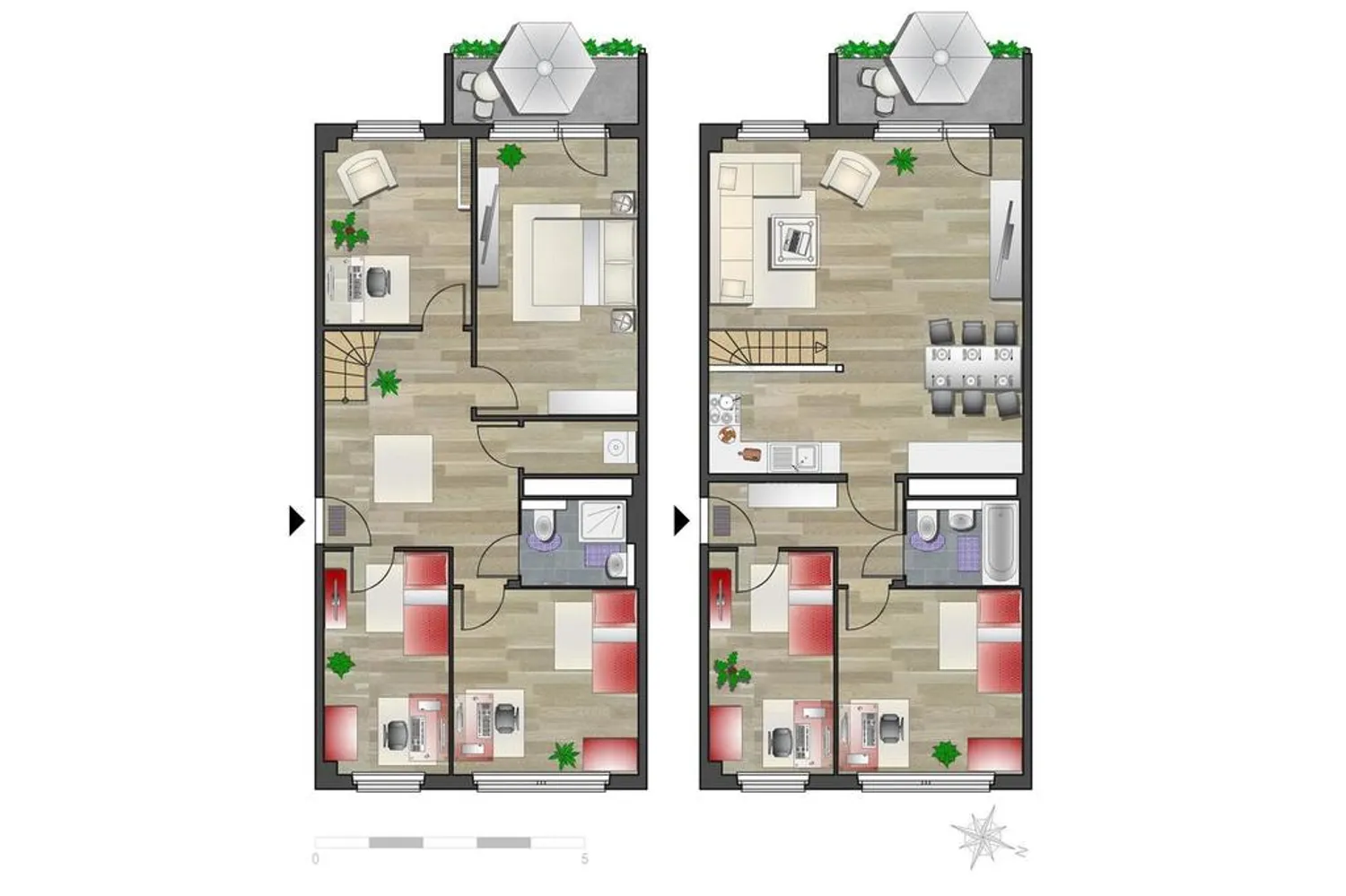 7 Zimmer Wohnung mit 135 m² in Chemnitz – Bild 2