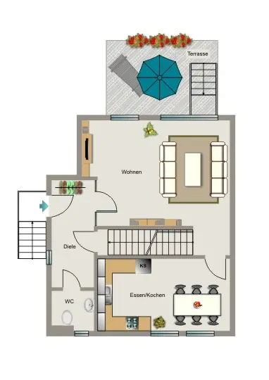 5 Zimmer Wohnung mit 145 m² in Essen – Bild 3