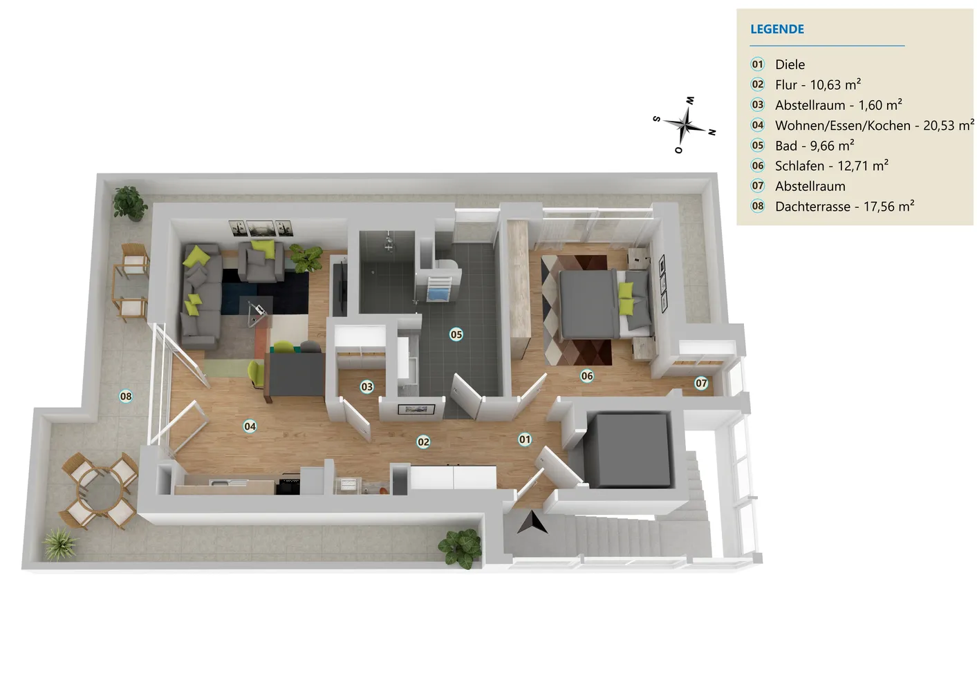 2 Zimmer Wohnung mit 81 m² in Bergisch Gladbach – Bild 8