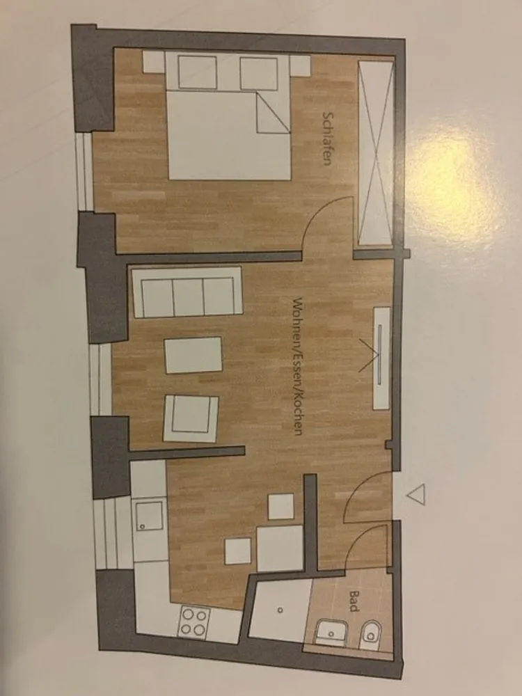 2 Zimmer Wohnung mit 44 m² in Nördlingen – Bild 4