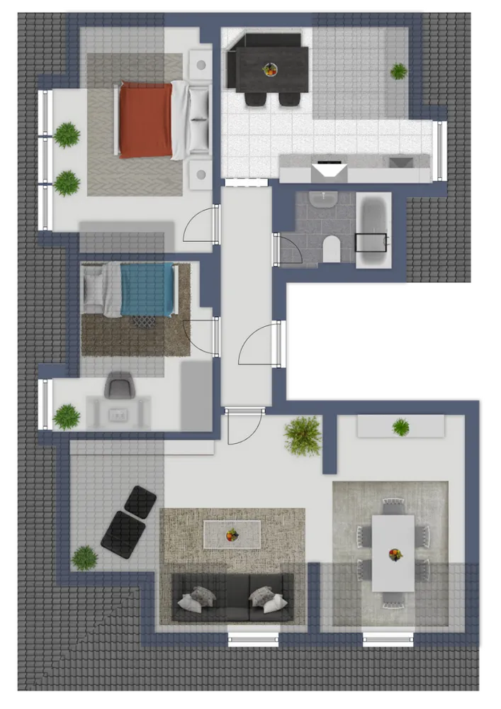3 Zimmer Wohnung mit 73 m² in Duisburg – Bild 7