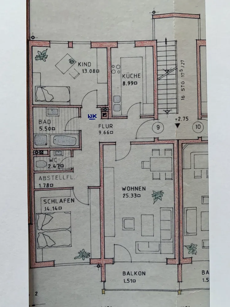 3 Zimmer Wohnung mit 83 m² in Nürnberg – Bild 3