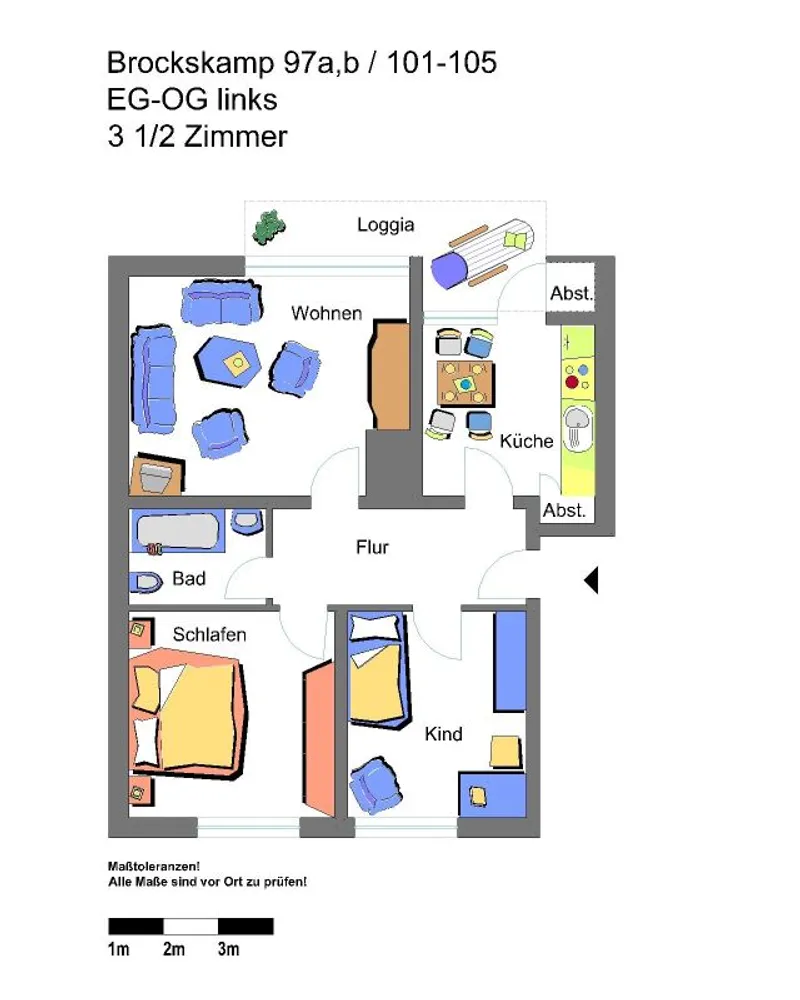 4 room apartment with 70 m² in Gelsenkirchen – Photo 9