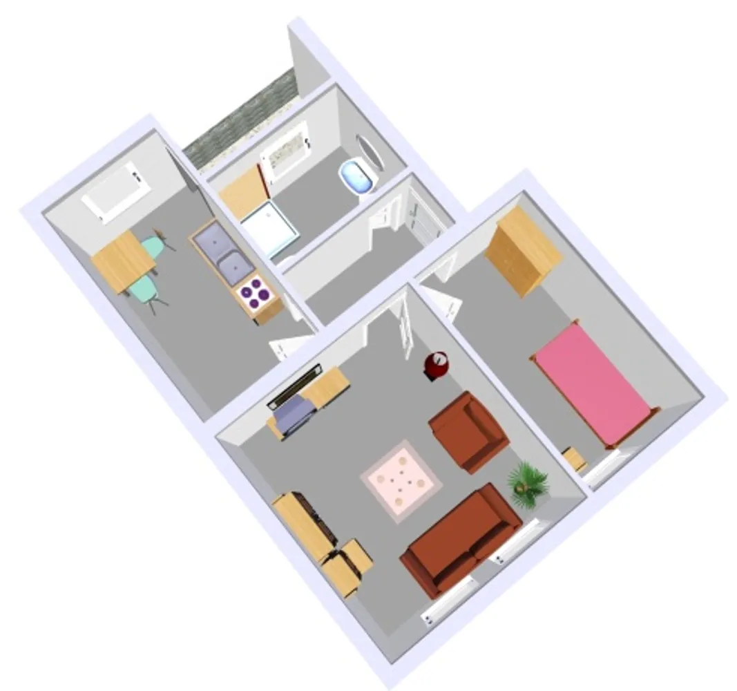 2 Zimmer Wohnung mit 41 m² in Kiel – Bild 2
