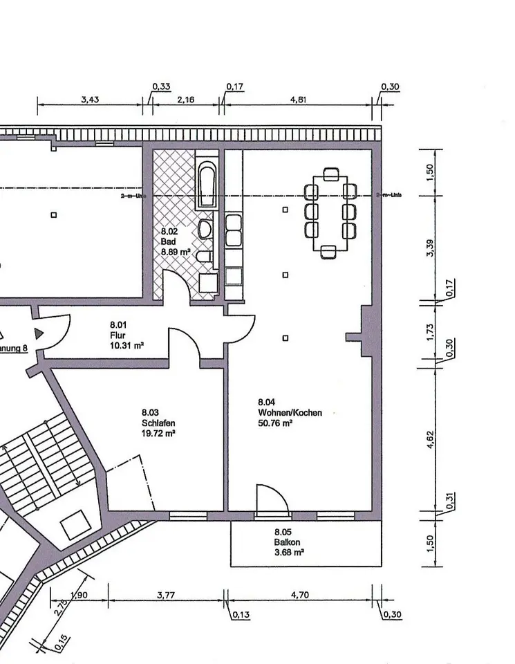 2 Zimmer Wohnung mit 92 m² in Halle (Saale) – Bild 10