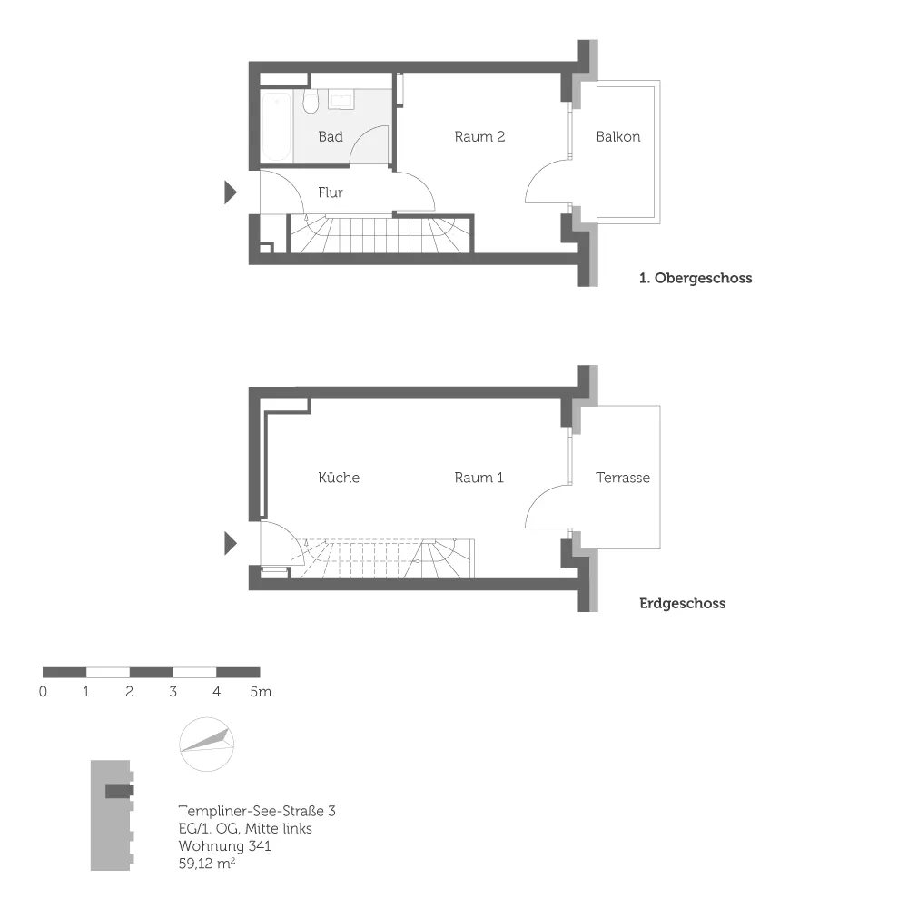 2 room apartment with 59 m² in Berlin – Photo 8