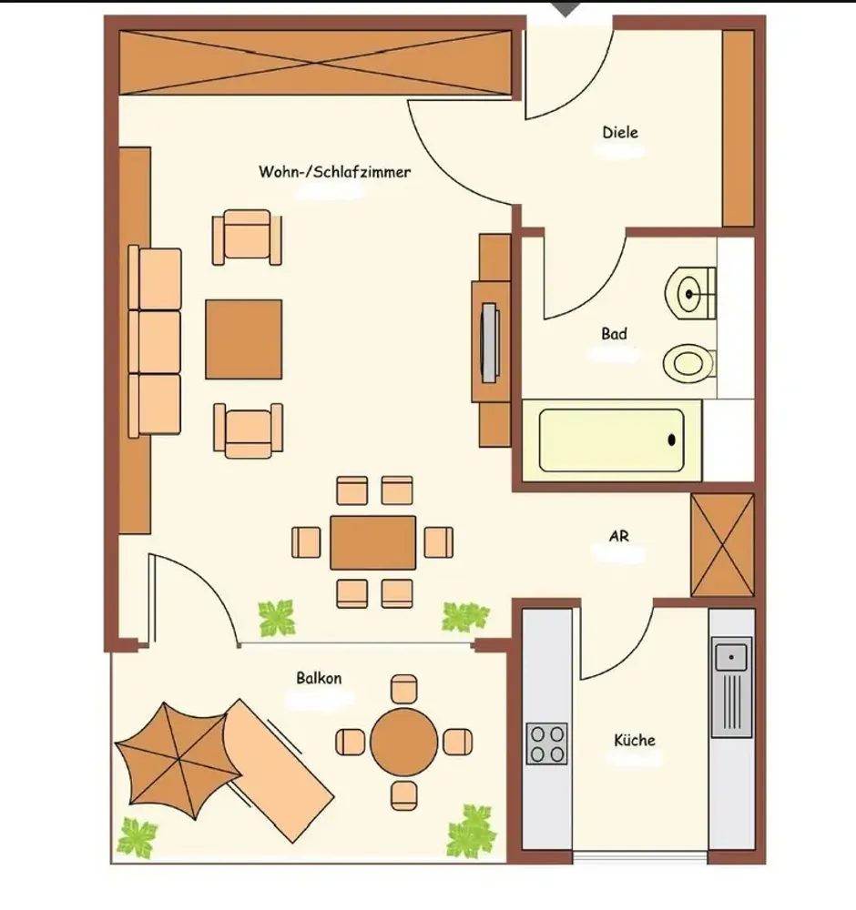 2 room apartment with 40 m² in Fürstenfeldbruck – Photo 5