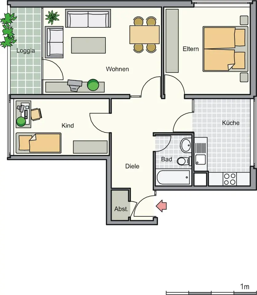 3 Zimmer Wohnung mit 81 m² in Siegen – Bild 6