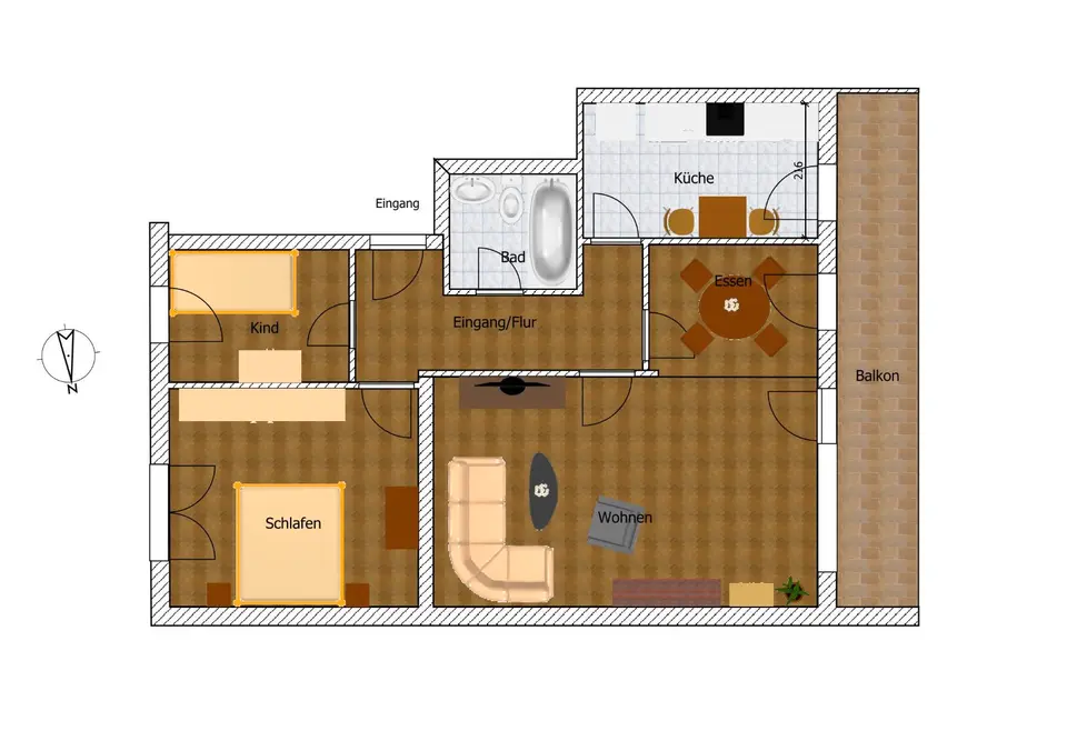 2 Zimmer Wohnung mit 78 m² in Ratingen – Bild 5