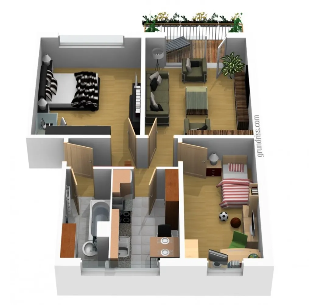 3 Zimmer Wohnung mit 61 m² in Eberswalde – Bild 3