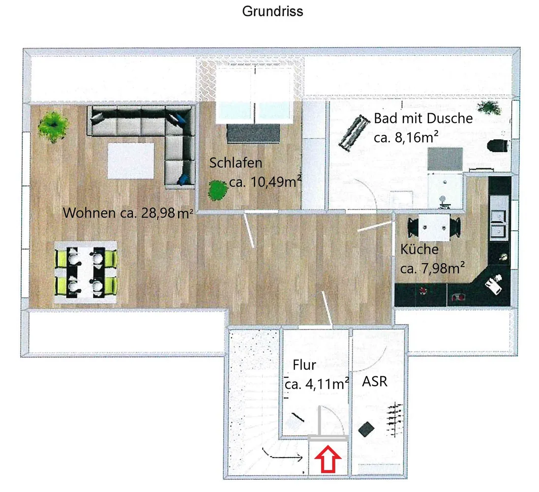 2 Zimmer Wohnung mit 63 m² in Dresden – Bild 4