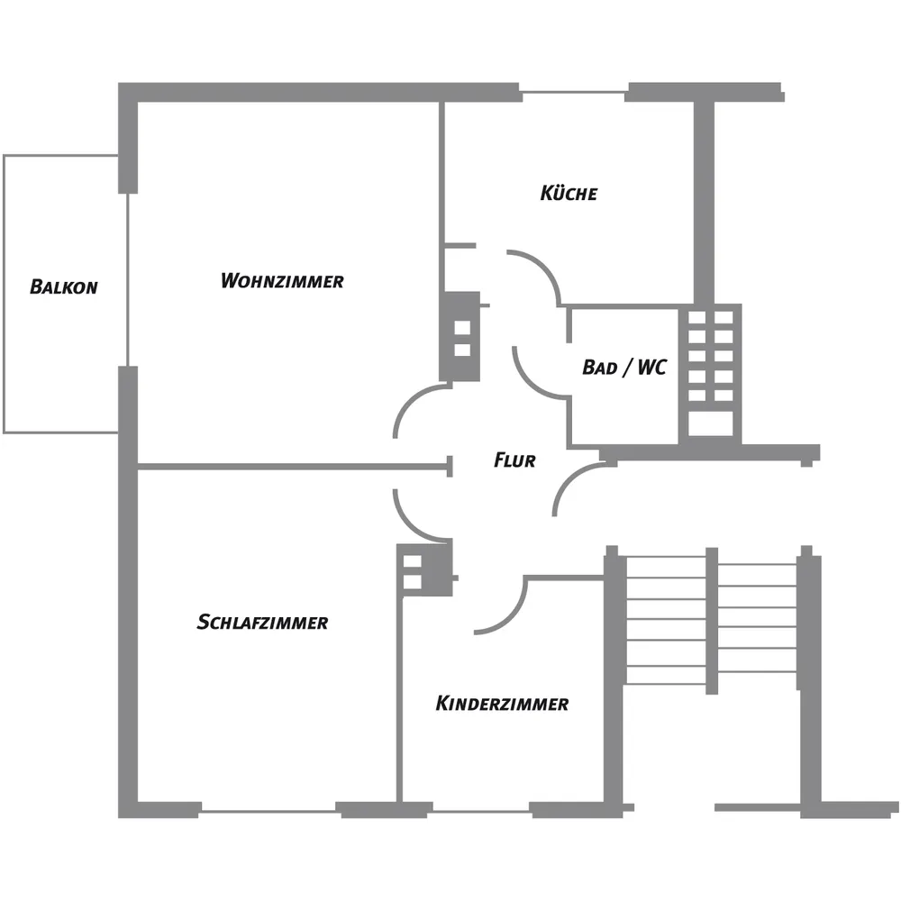 3 Zimmer Wohnung mit 57 m² in Hannover – Bild 5
