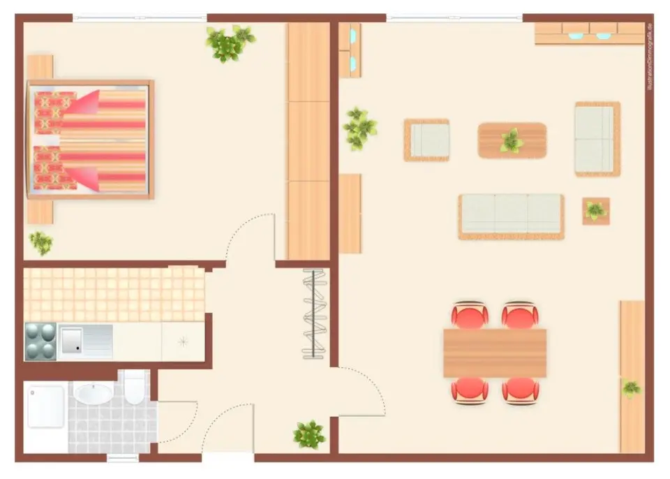 2 Zimmer Wohnung mit 54 m² in Dresden – Bild 9