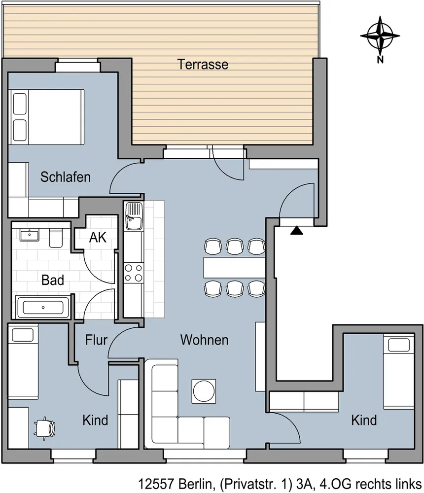 4 Zimmer Wohnung mit 94 m² in Berlin – Bild 6