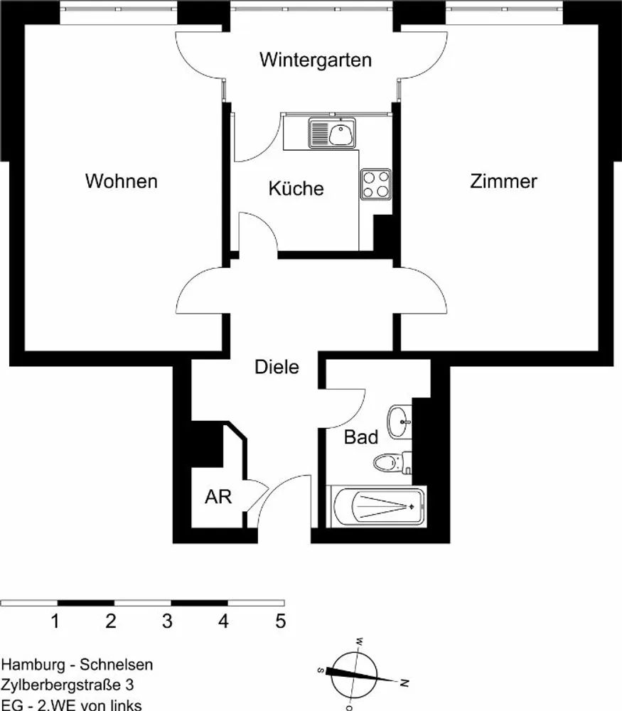 2 Zimmer Wohnung mit 65 m² in Hamburg – Bild 7