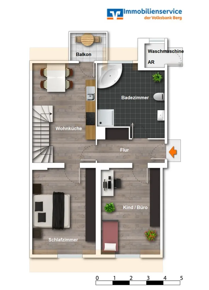 3 Zimmer Wohnung mit 84 m² in Wuppertal – Bild 2