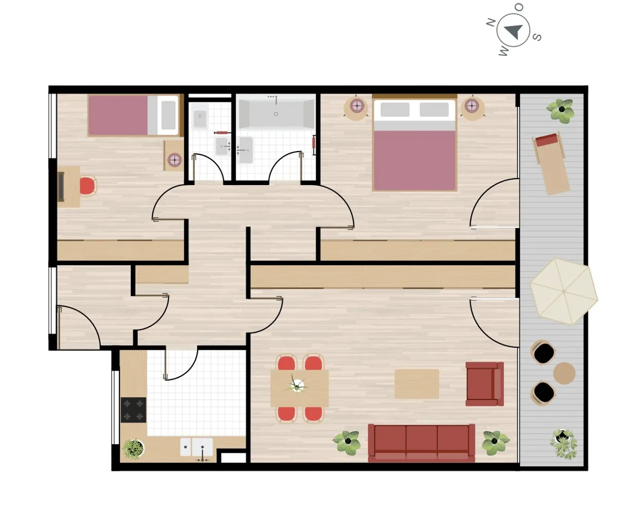 3 Zimmer Wohnung mit 78 m² in Germering – Bild 8