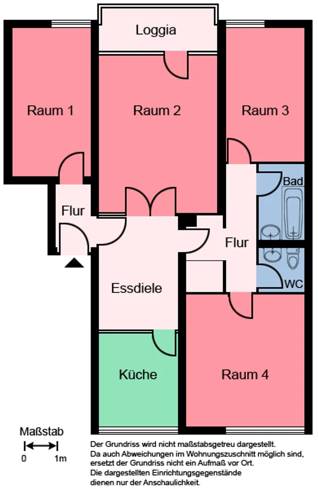 4 room apartment with 88 m² in Dortmund – Photo 3