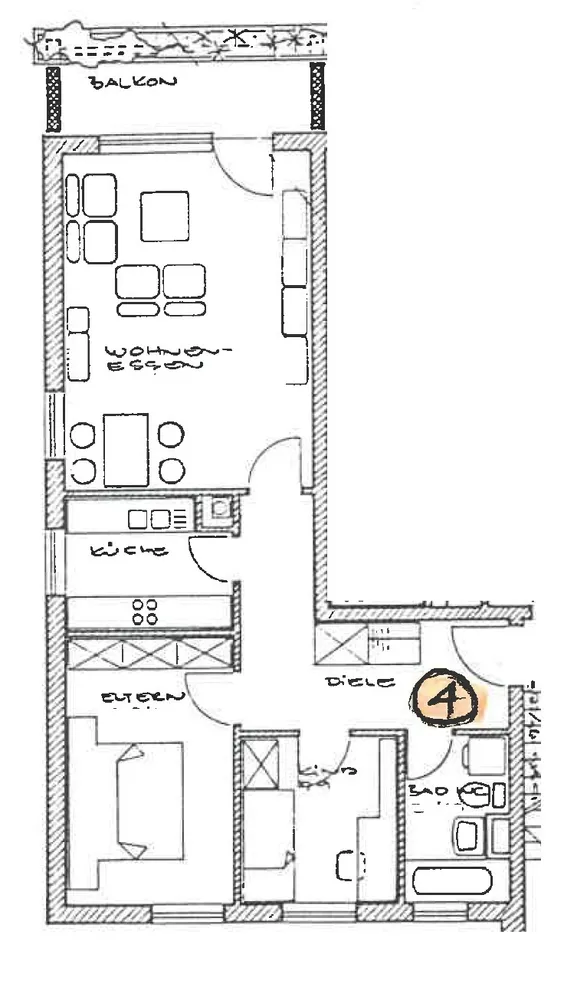 3 Zimmer Wohnung mit 73 m² in München – Bild 1