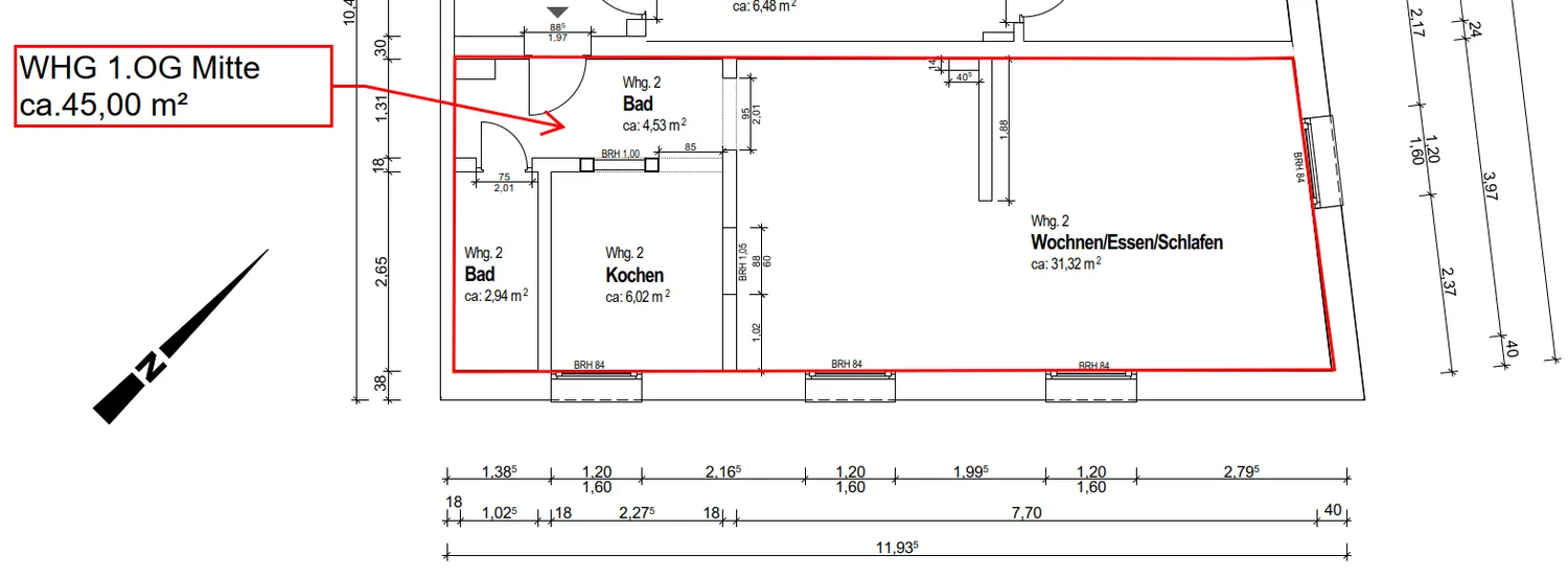 1 room apartment with 45 m² in Mettmann – Photo 5