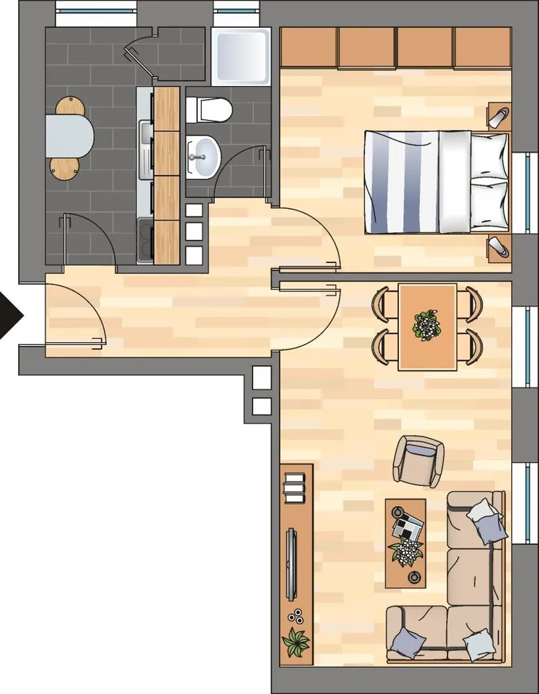 2 Zimmer Wohnung mit 40 m² in Kiel – Bild 6