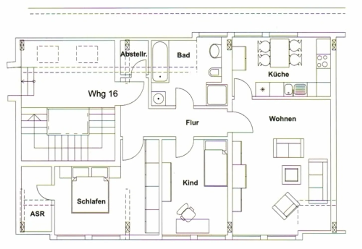 3 Zimmer Wohnung mit 78 m² in Dresden – Bild 2
